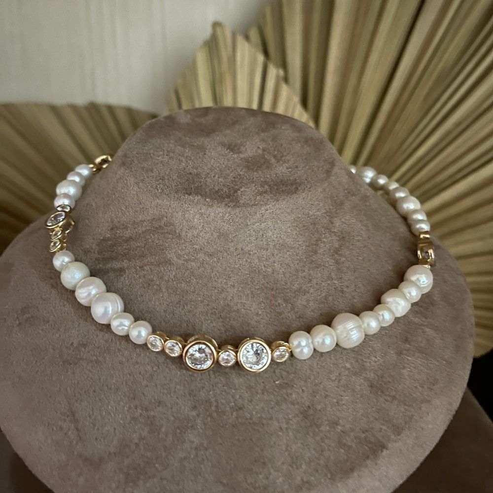 MANASVI I Pearl Necklace