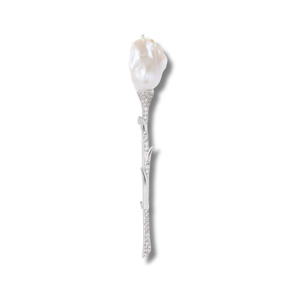 MINERVA I Pearl Brooch