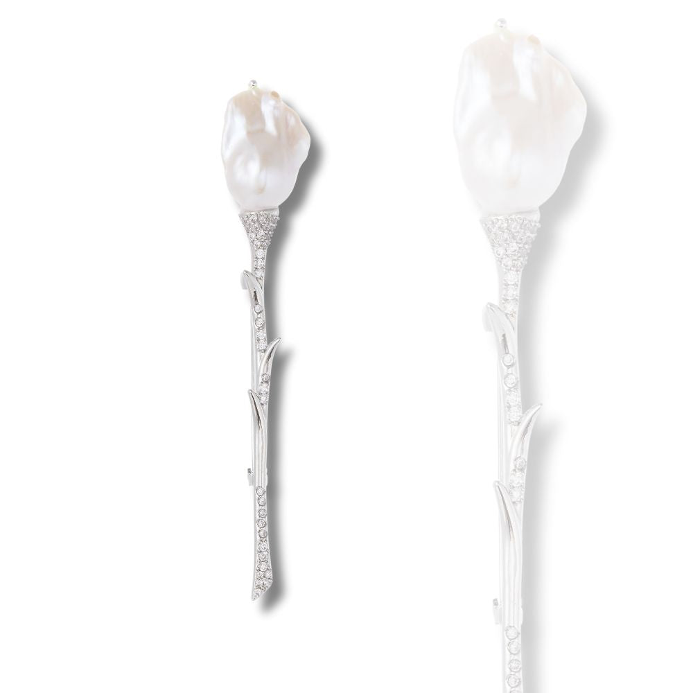 MINERVA I Pearl Brooch