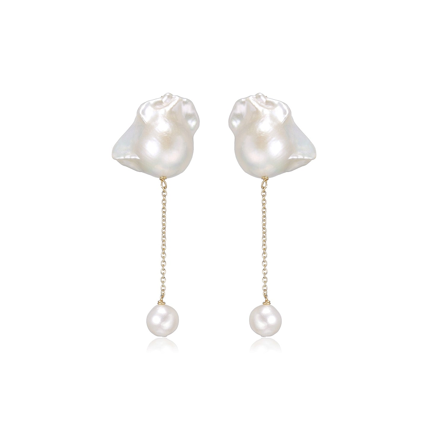 MINERVA Pearl Mismatch Earrings