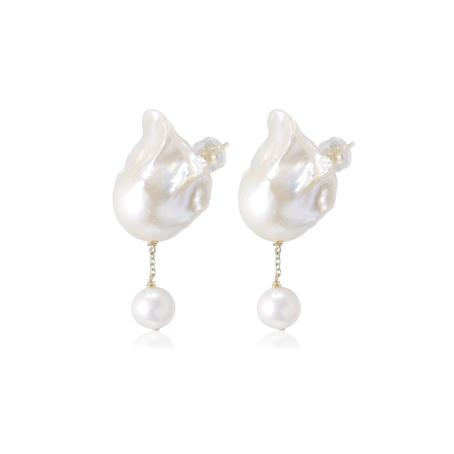 MINERVA Pearl Mismatch Earrings