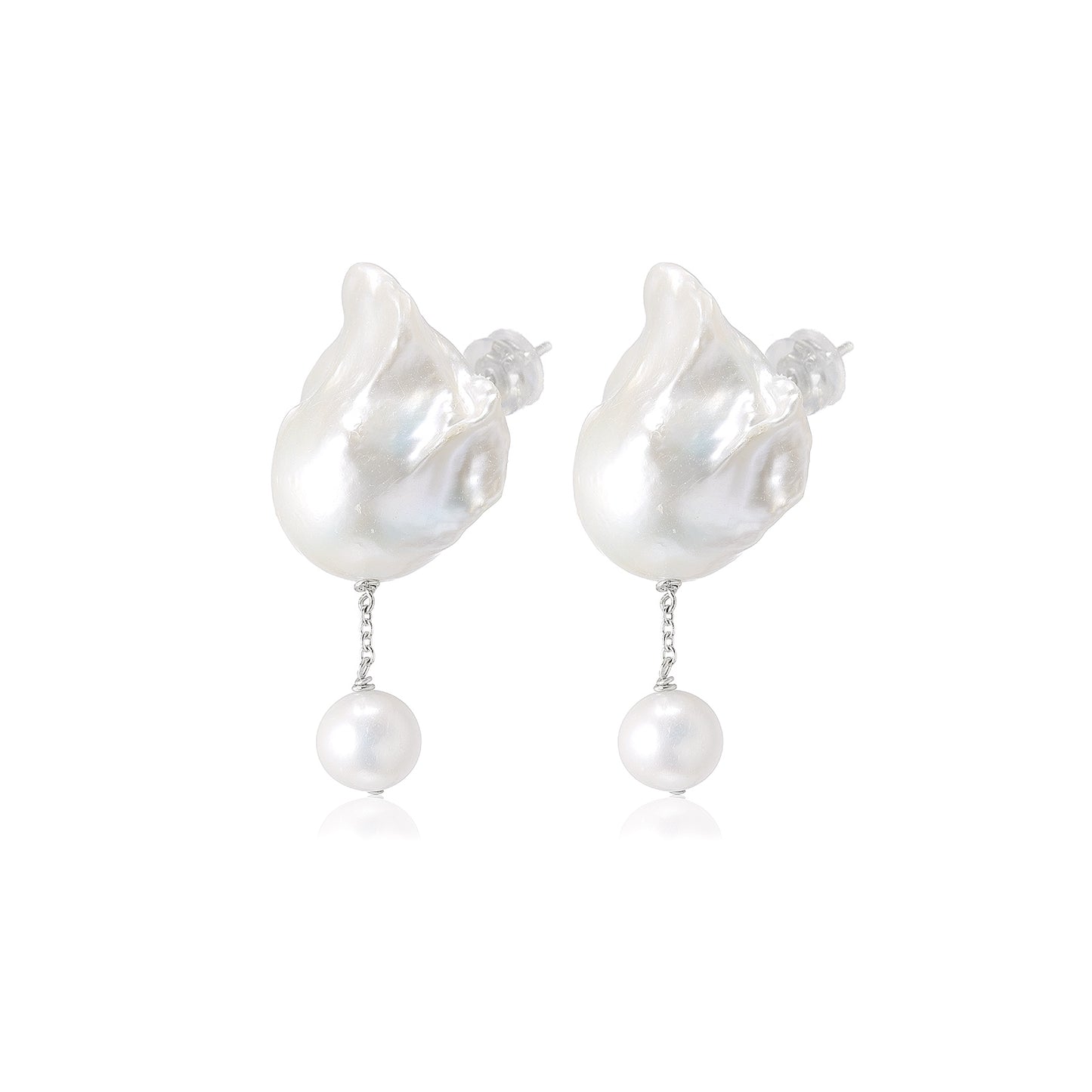 MINERVA Pearl Mismatch Earrings