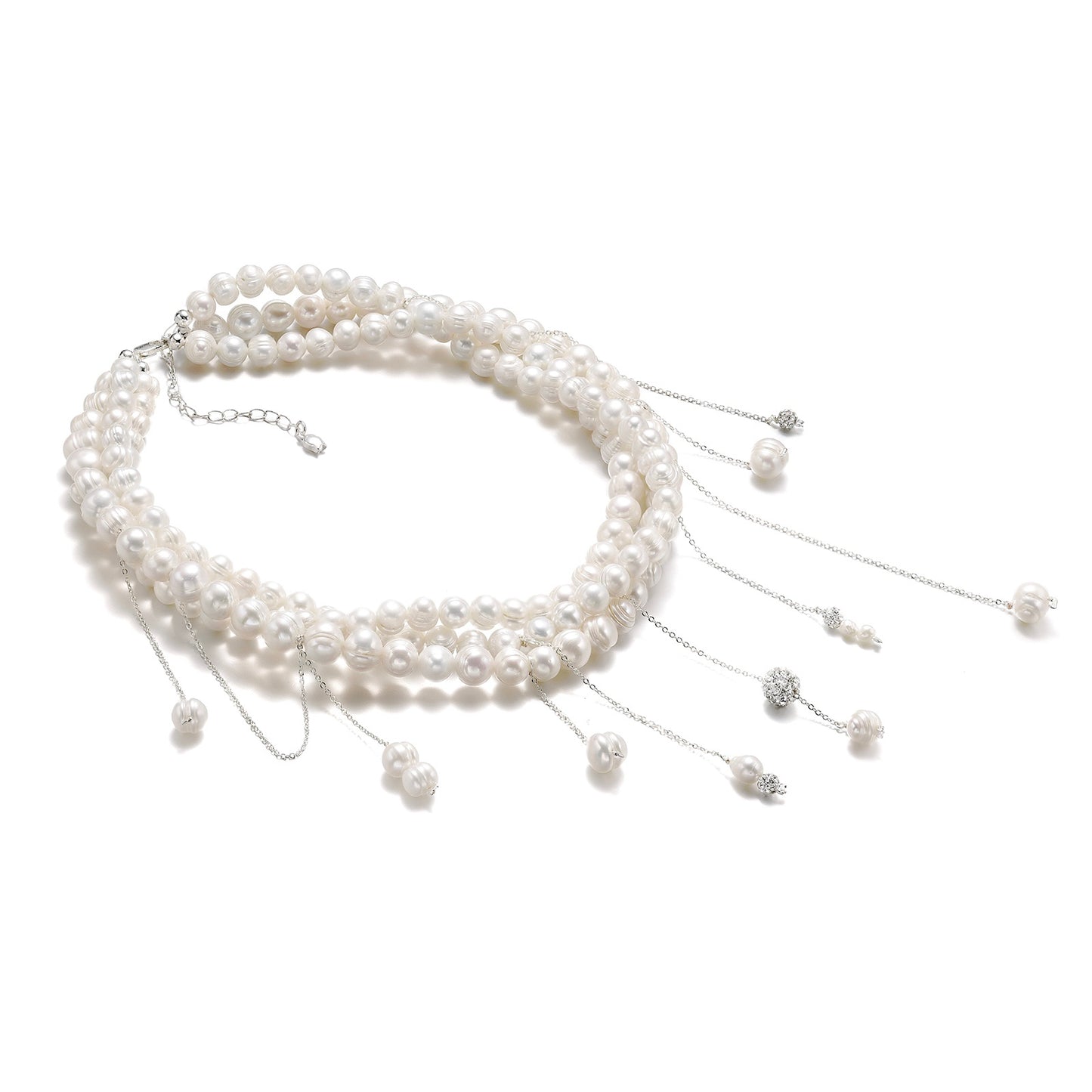 MANASVI Pearl Collar Necklace
