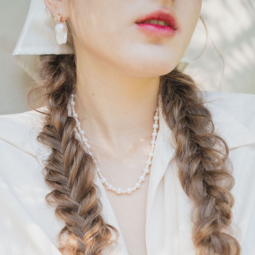 MAKAYLA Pearl Necklace Detachable Pendant