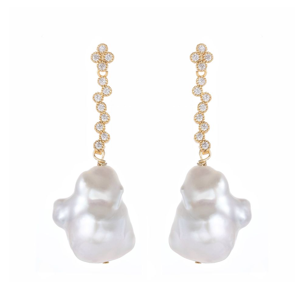 MINERVA Pearl Earring Drops
