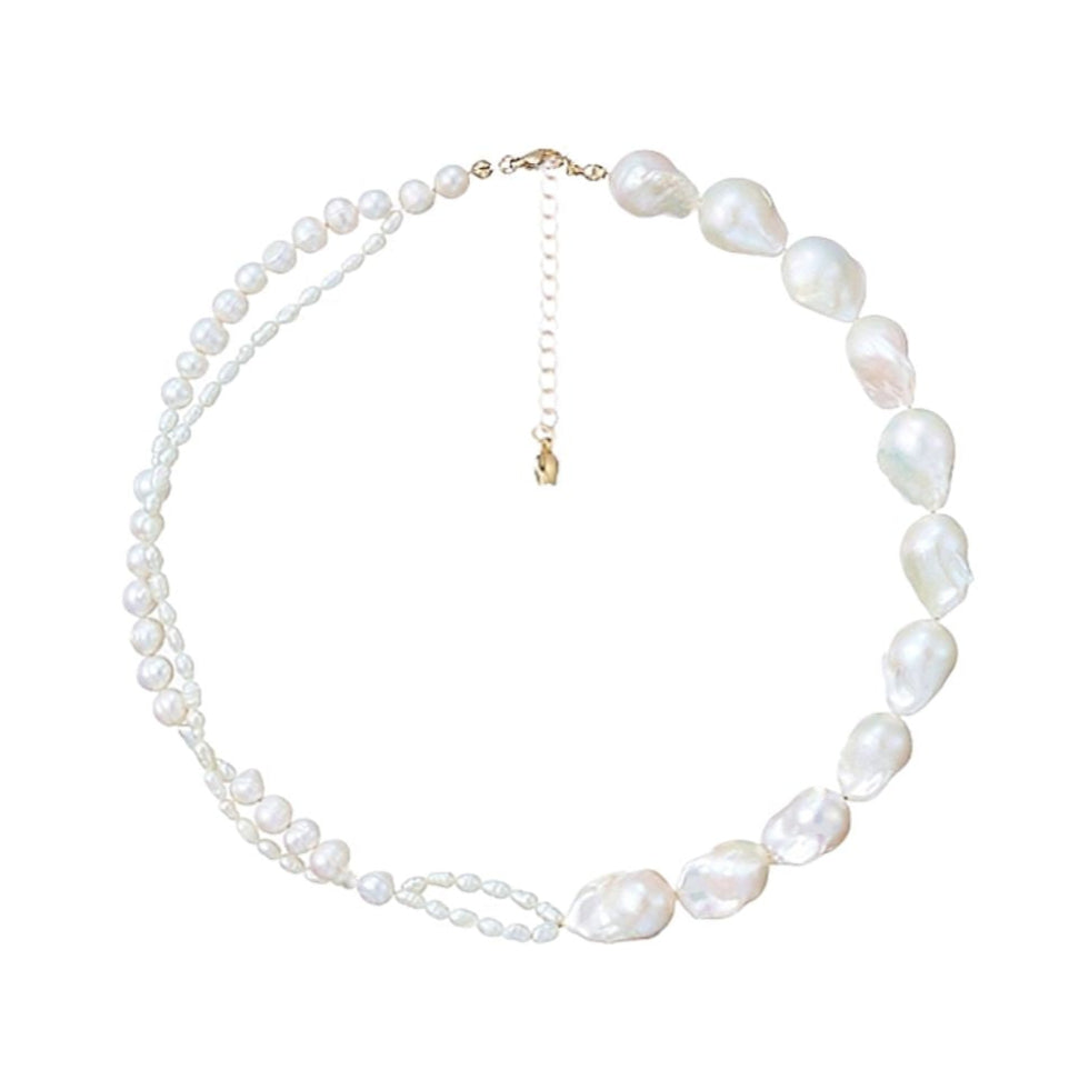 MINERVA Pearl Twisted Necklace