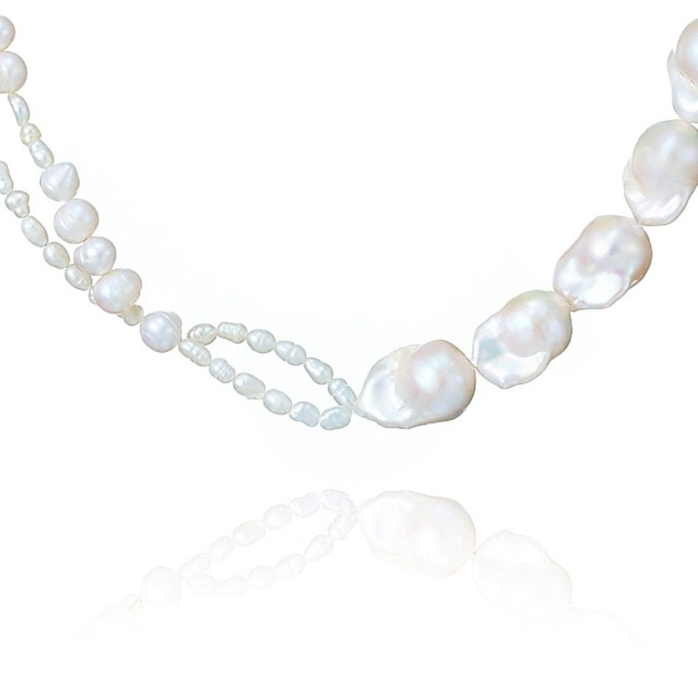 MINERVA Pearl Twisted Necklace