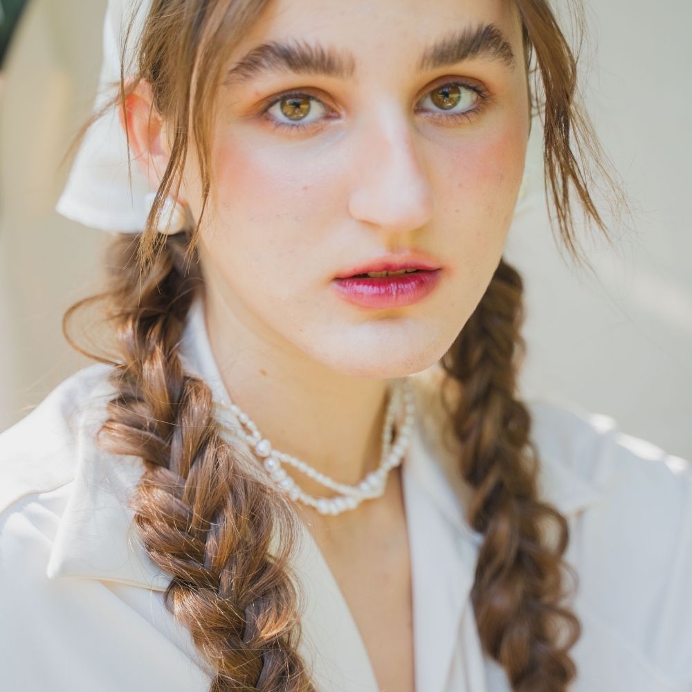 MINERVA Pearl Twisted Necklace